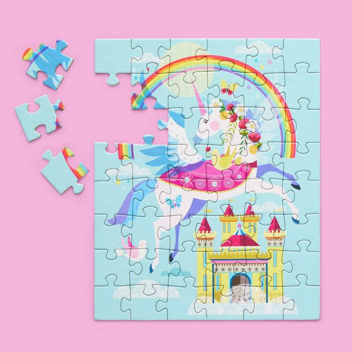 Rainbow Unicorn | 48 Piece Kids Puzzle Snax