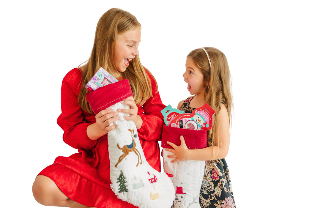 Elves' Sleds - Water-Based Nail Polish Lip Shimmer Set