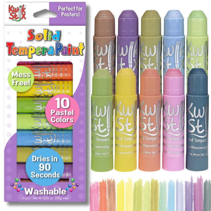 KwikStix Tempera Paint- Pastel 10pk