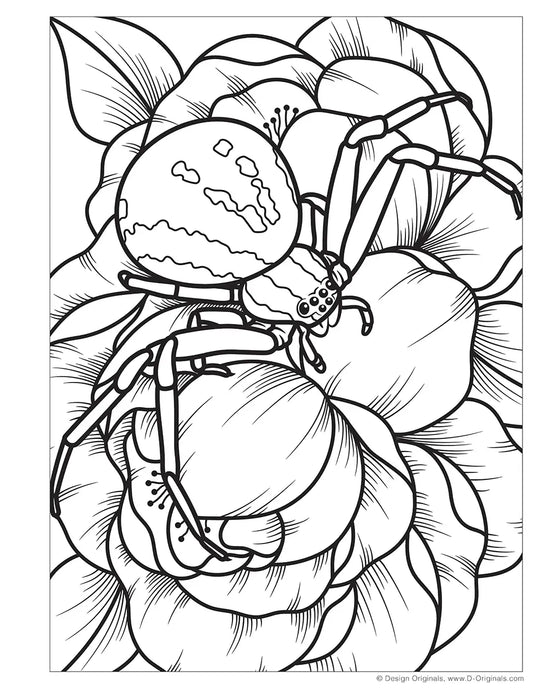 Coloring Book - Super Cool Bugs and Spiders