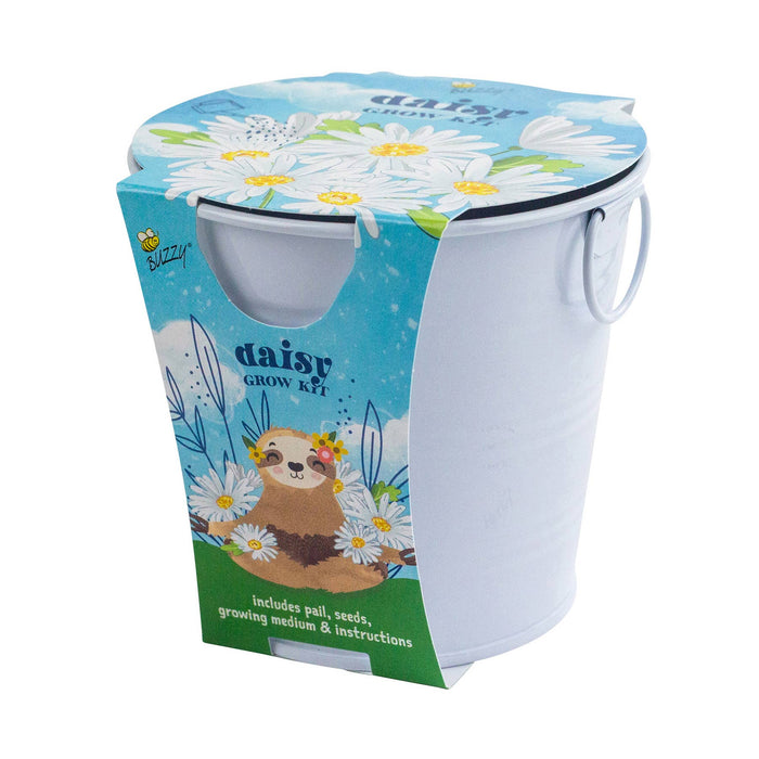 Kids Flower Grow Pail Daisy Garden Kit