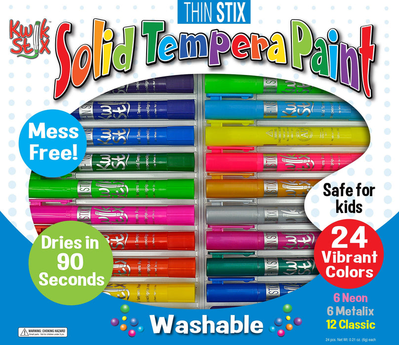 ThinStix Tempera Paint - 24 Pack Colors TPG-620