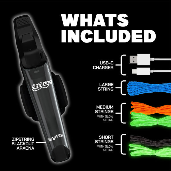 ZipString Aracna- Blackout Edition