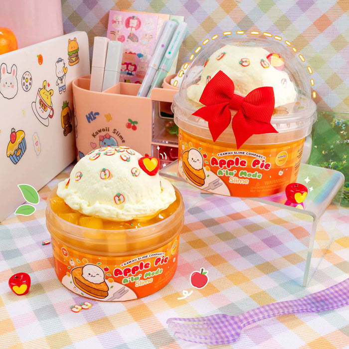 Apple Pie à la Mode Jelly Cube Signature Dome™ Slime