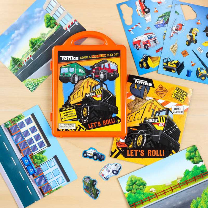 Tonka: Magnetic Play Set: Let's Roll! by Grace Baranowski