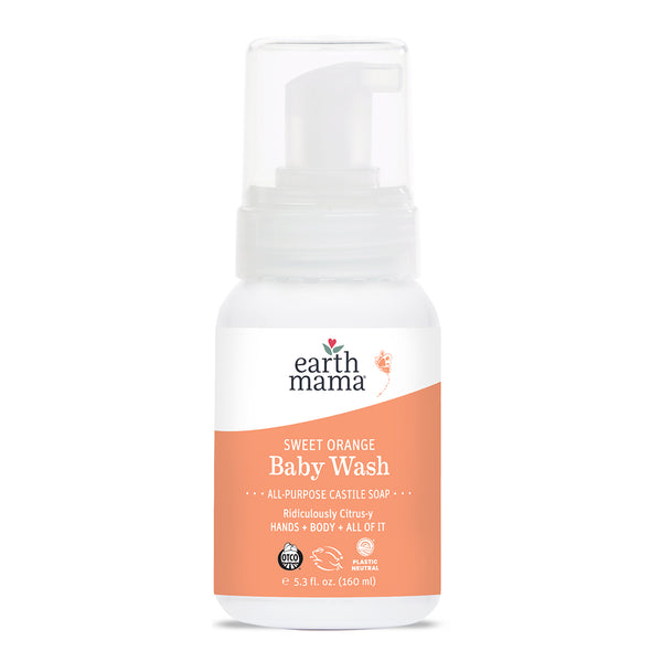 Earth Mama Organics Sweet Orange Baby Wash