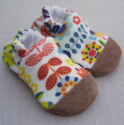 Swedish Floral Cotton Slippers
