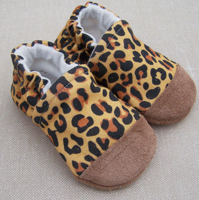 Cheetah Organic Cotton Slippers