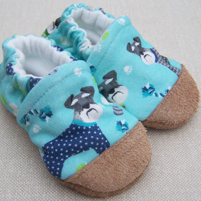 Schnauzer Pups Organic Cotton Slippers