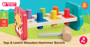 Tap & Learn Wooden Hammer Bench