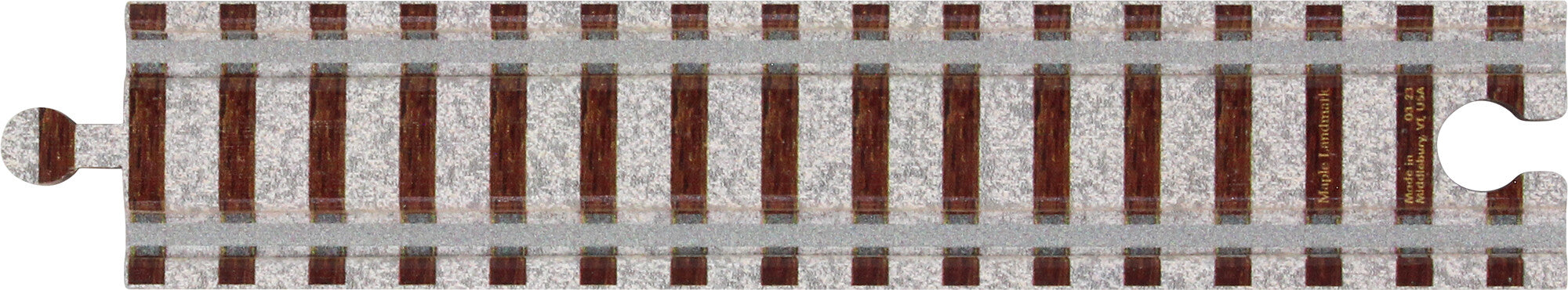 Maple Landmark 8in Straight Track Piece