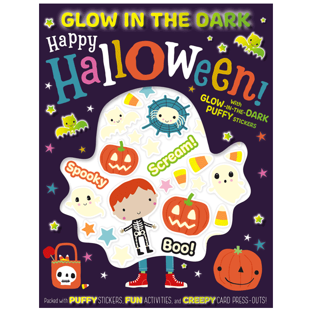 Glow in the Dark Puffy Stickers- Happy Halloween!