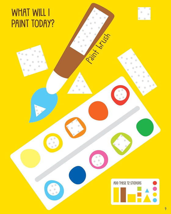 Sticker Fun: Learn About Shapes & Colors!