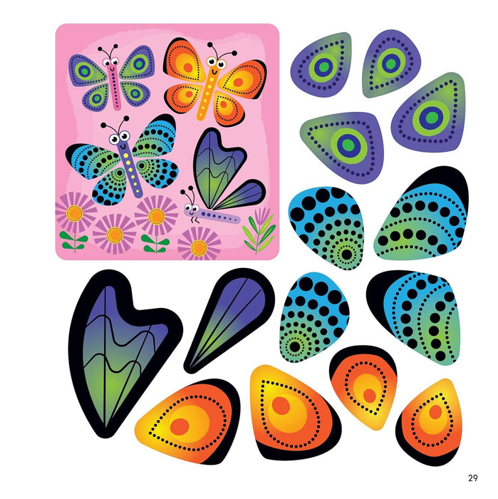 First Fun Sticker Painting: Busy Bugs - 12 Designs to Create