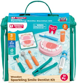 Wooden Sparkling Smile Dentist Kit