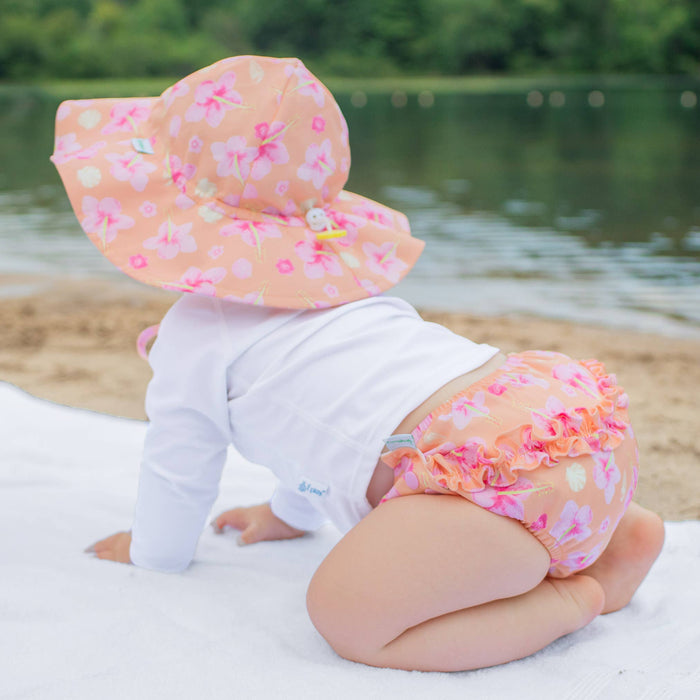 Ruffle Snap Reusable Swimsuit Diaper