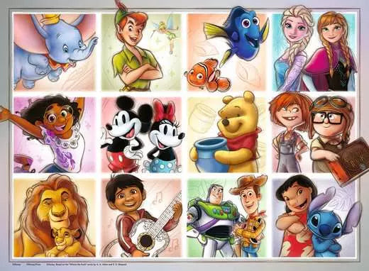 Disney Moments Character 100pc Puzzle