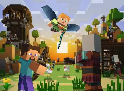 Minecraft Construction and Adventure 150pc Puzzle