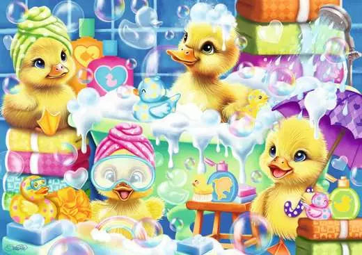 Scrub a Dub Duckies 35pc Puzzle