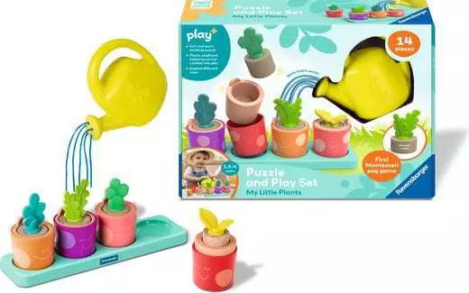 Puzzle and Play Set: My Little Plants