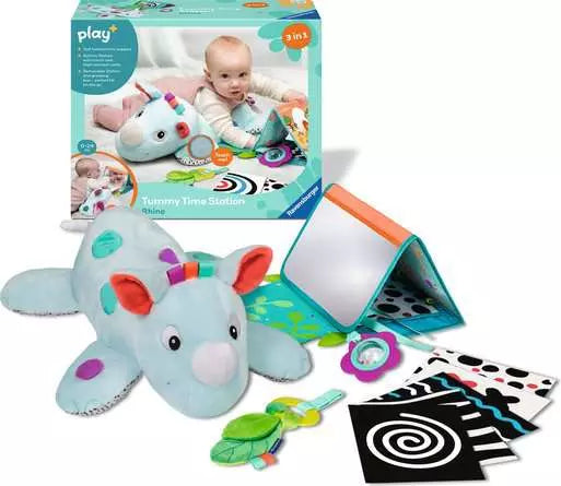 Tummy Time Activity Station- Rhino