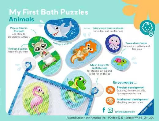 My First Bath Puzzles- Animals