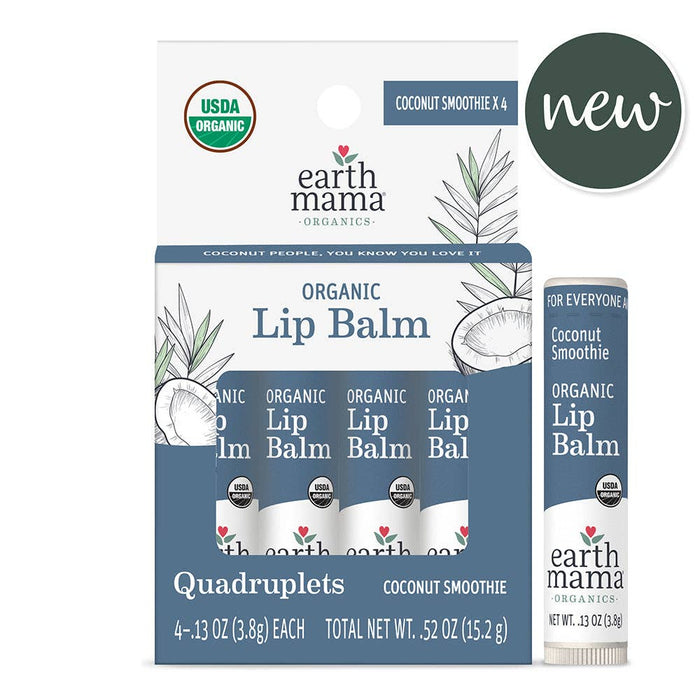 Earth Mama Organic Lip Balm Quadruplets