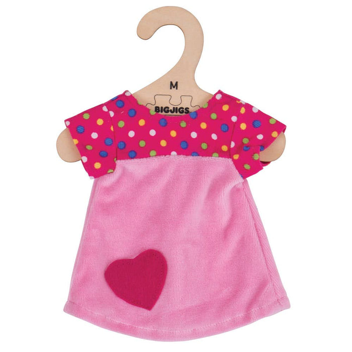 Pink Dress with Spots - Medium