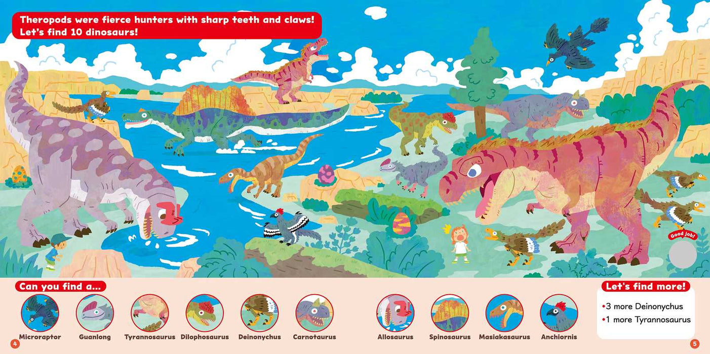 SEEK, FIND, FUN! Dinosaurs by Gakken early childhood experts