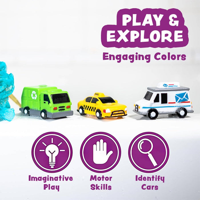 Tub Works® Vehicles™ Bath Toys 6pk