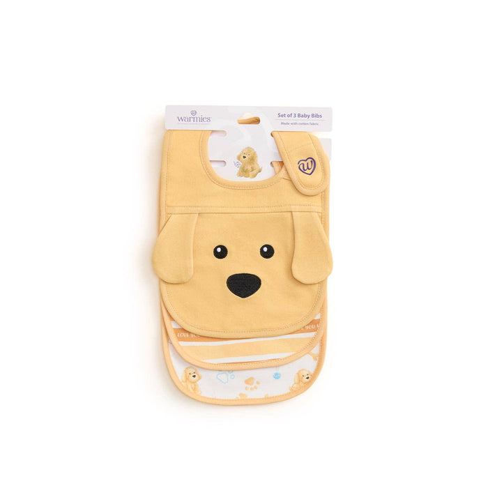 Golden Dog Bibs Set
