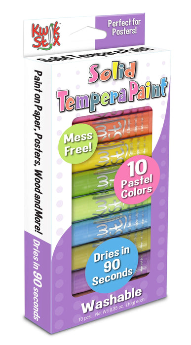 KwikStix Tempera Paint- Pastel 10pk