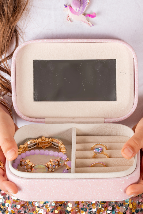 Pretty Precious Unicorn Irridescent Jewelry Box