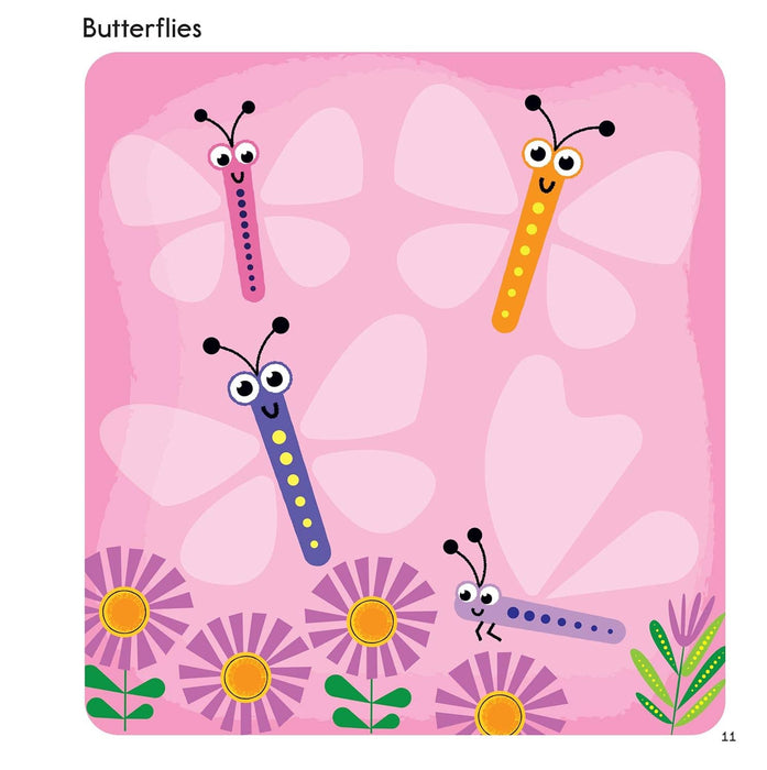 First Fun Sticker Painting: Busy Bugs - 12 Designs to Create