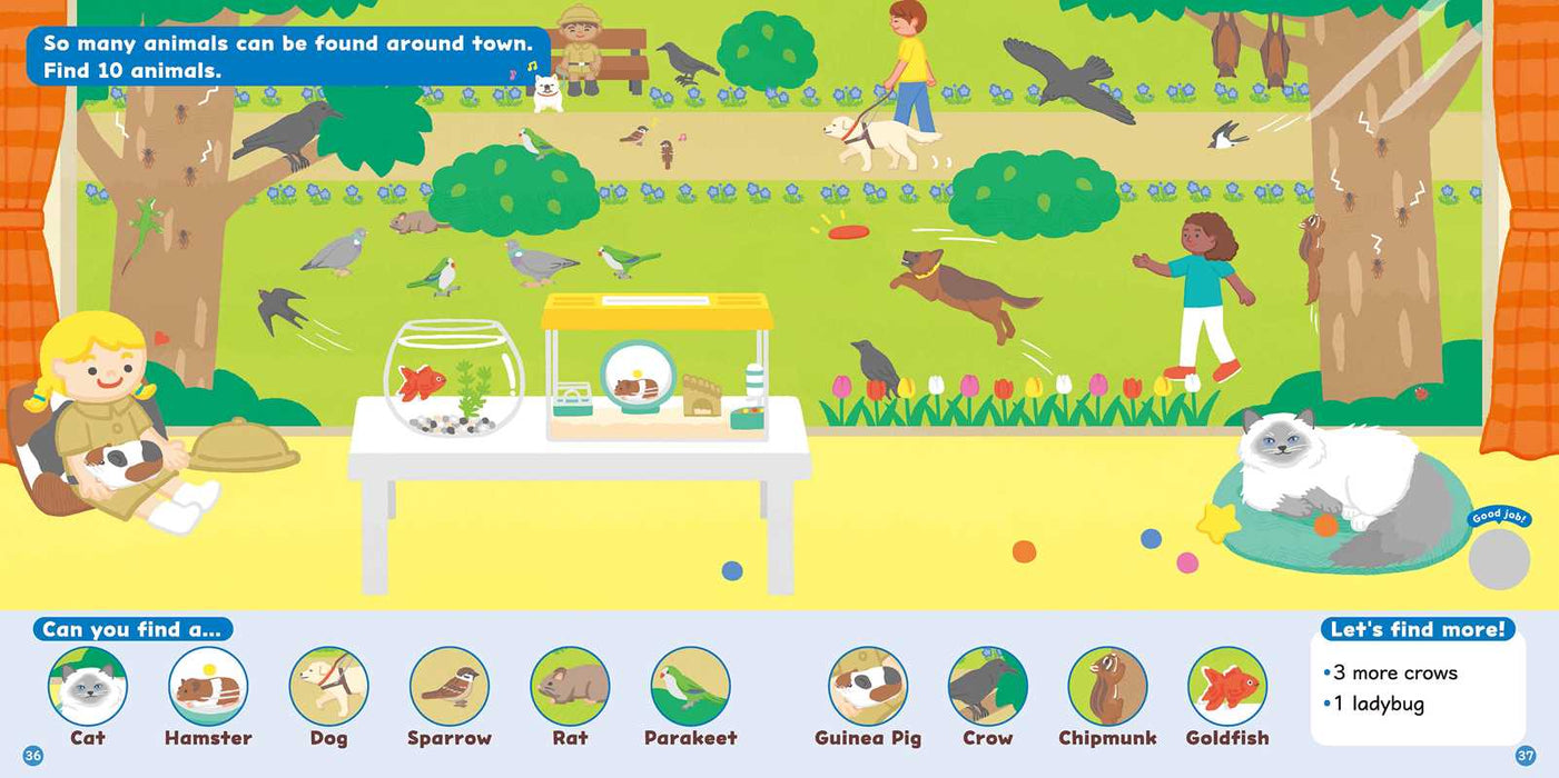 SEEK, FIND, FUN! Animals by Gakken early childhood experts
