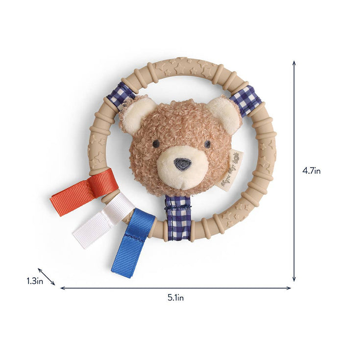 Itzy Ring Pal™ - Teething Ring with Plush Character