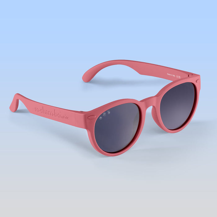 Round Sunglasses-Polarized Lens, Dusty Rose