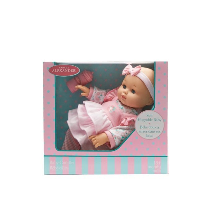 Baby Cuddles- Pink Floral 14" Light Skin Tone
