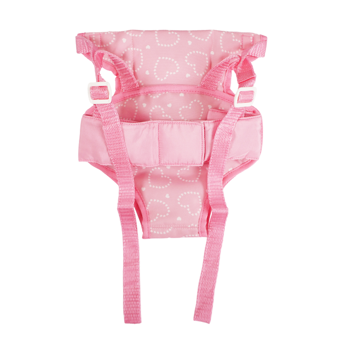 Pink Hearts Fabric Carrier
