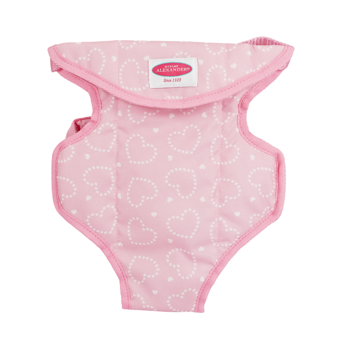 Pink Hearts Fabric Carrier