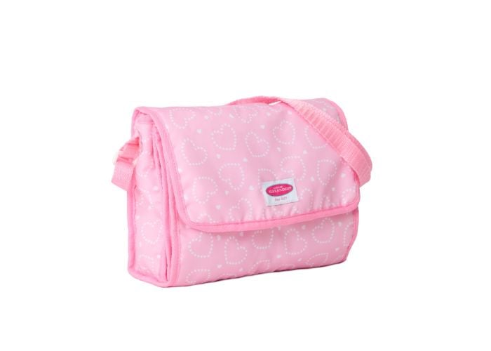 Pink Hearts On The Go Essentials Diaper Bag
