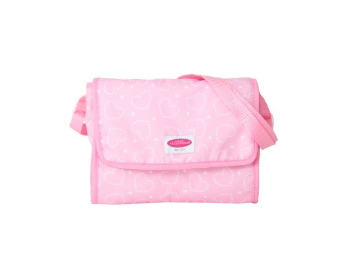 Pink Hearts On The Go Essentials Diaper Bag