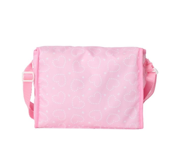 Pink Hearts On The Go Essentials Diaper Bag