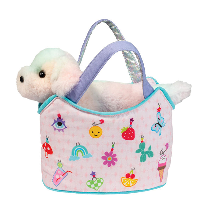 Charmingly Yours Sassy Sak with Rainbow Dog
