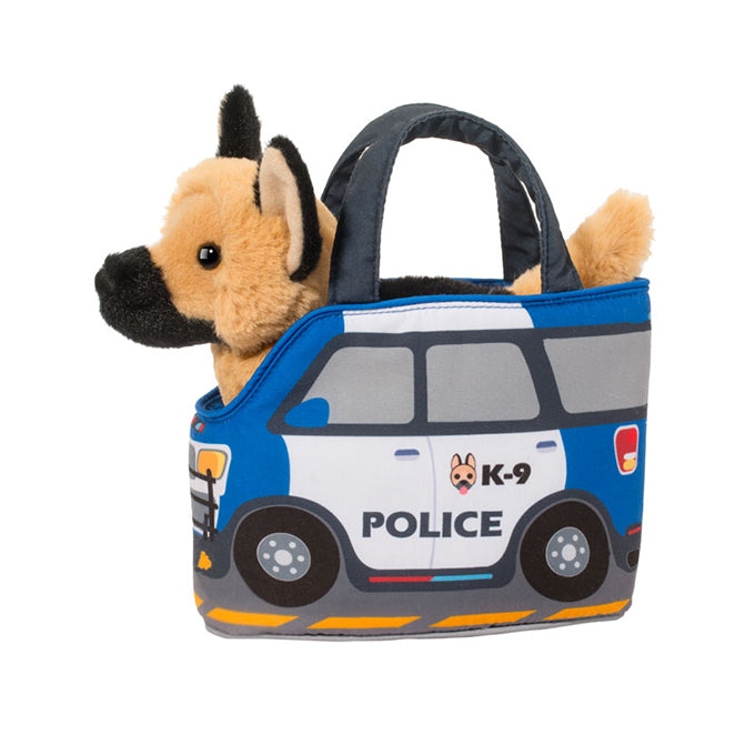 Police Car Sak w/ German Shepherd