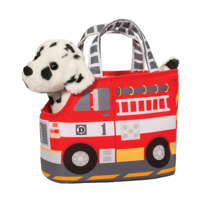 Fire Truck Sassy Sak with Dalmatian