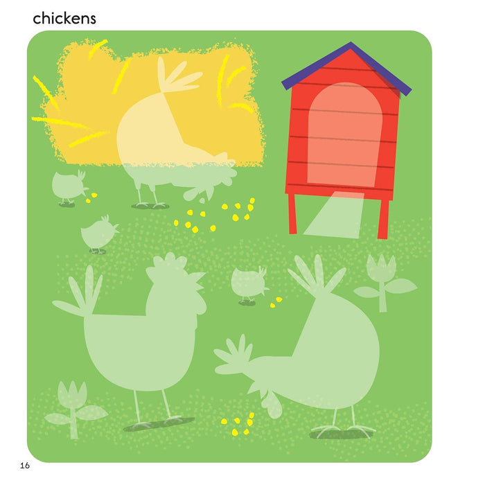 First Fun Sticker Painting: Farm Animals-12 Colorful Scenes