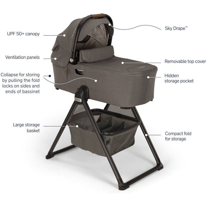 Nuna Demi Next Bassinet + Stand — Mother and Earth Kids