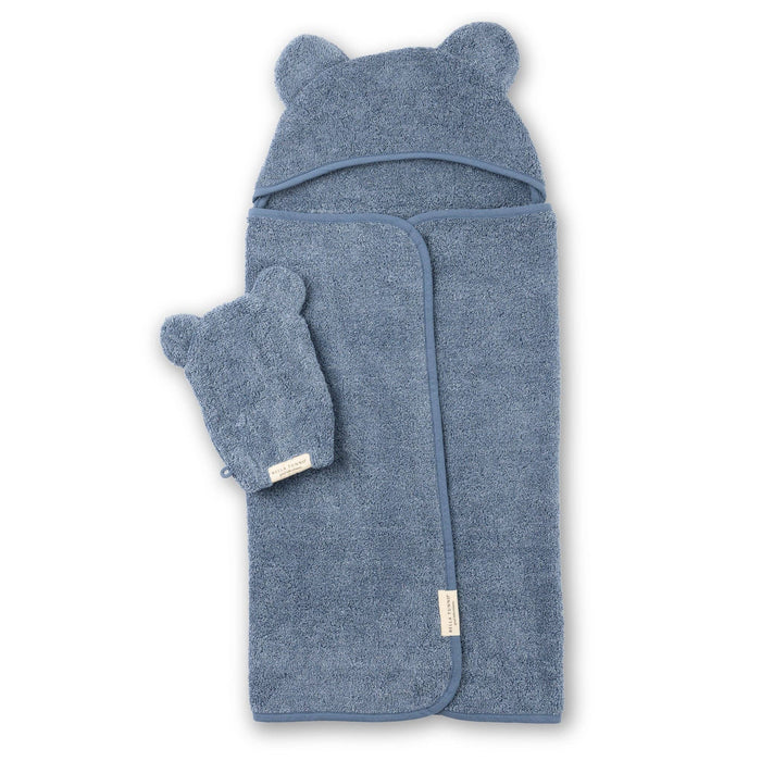 Hooded Towel + Wash Mitt Set