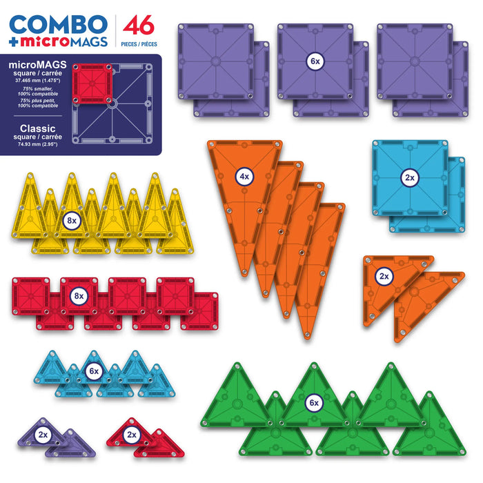 MAGNA-TILES Combo 46 Piece Set